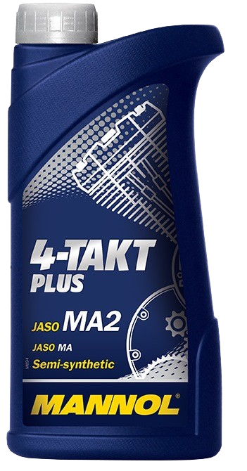 Моторное масло Mannol 4-TAKT PLUS 10W-40, 1л